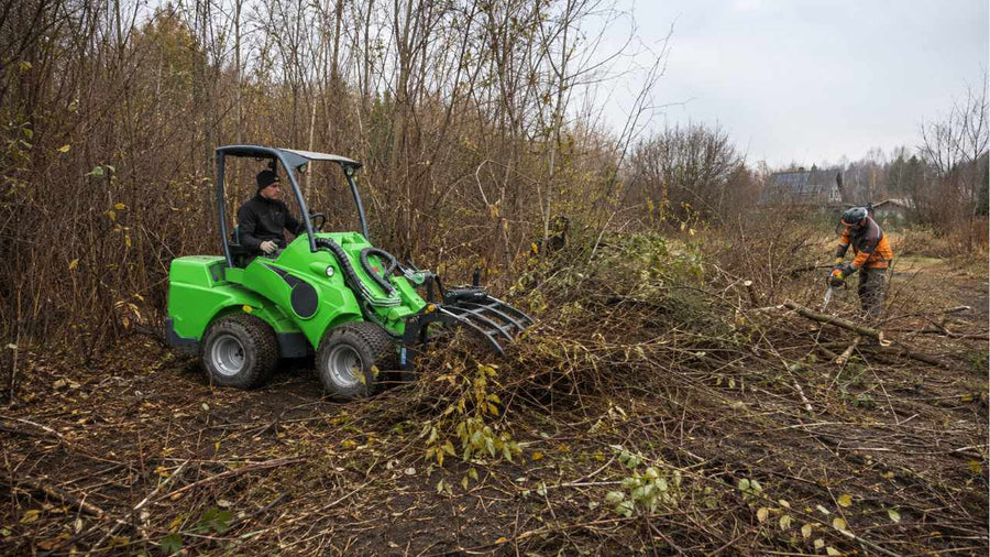 cięcie i zbieranie samosiejek i niewielkich drzew 