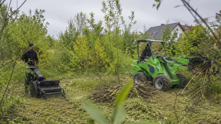 Koszenie i porządkowanie zarośniętego nieużytku
